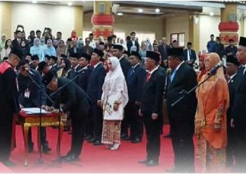 Anggota DPRD Kota Bandar Lampung dan Lampura Terpilih Resmi Dilantik