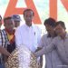 Sempat Dibayangi Ancaman Demo Warga, Jokowi Resmikan Bendungan Margatiga dan Pasar Gintung