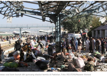 Bom Bunuh Diri Tewaskan 26 Orang di Pakistan