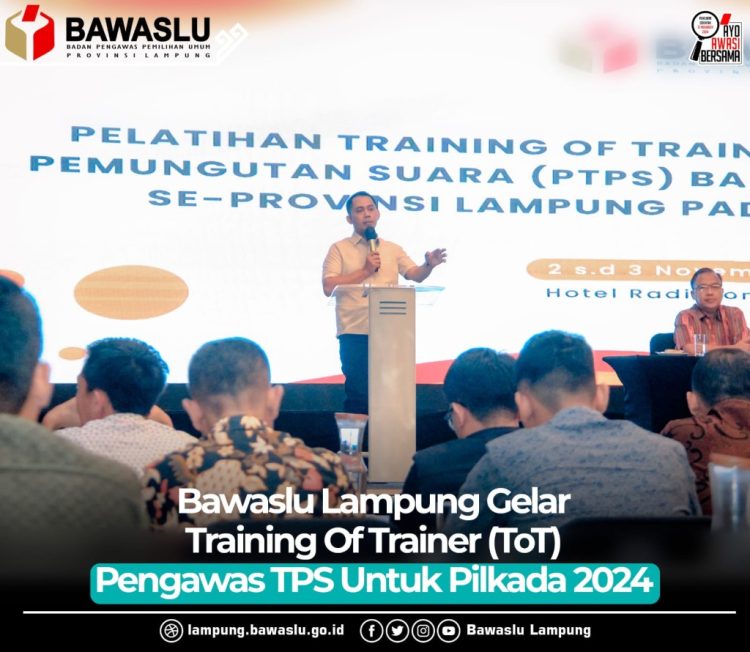 Bawaslu Lampung Pemetaan 3.590 TPS Rawan, Antisipasi Pungut Hitung di Pilkada 2024