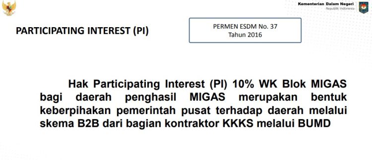 Kemendagri Tegaskan Dana PI 10 Persen Diberikan Melalui Skema B2B