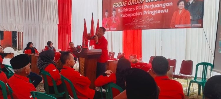 DPC PDIP Pringsewu Gelar Diskusi Soliditas Menyongsong Pemilu 2024