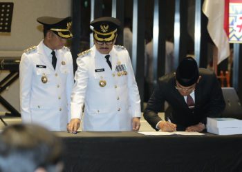 Gubernur Lampung Pimpin Sertijab Bupati Lampung Utara Terpilih