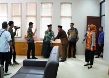Pemkab Lampung Selatan Gelar Upacara Penyambutan Wakil Bupati M. Syaiful Anwar