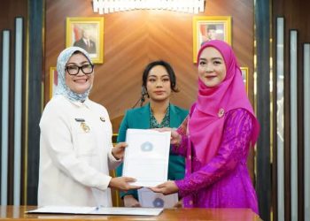 Zita Anjani Dilantik sebagai Ketua TP PKK dan Pembina Posyandu Lampung Selatan