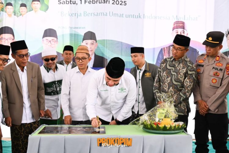 Bupati Dendi Ramadhona Hadiri Harlah Ke-102 NU dan Peresmian Gedung PCNU Pesawaran