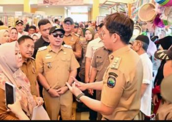 Bupati Lampung Selatan Sidak Pasar Natar, Pastikan Stok Pangan Aman
