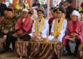 Penyambutan Adat Meriah, Bupati dan Wakil Bupati Lampung Utara Diterima dengan Apresiasi Budaya