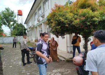 CCTV Mati, Motor Pegawai Bappeda Lampura Raib di Halaman Pemkab