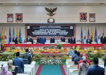 Gubernur Lampung Sampaikan Pidato Perdana, Tegaskan Komitmen Membangun Lampung yang Lebih Maju