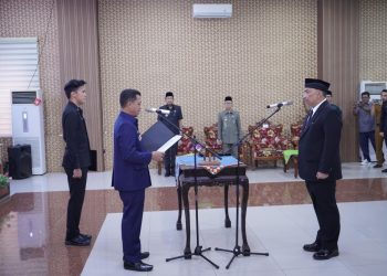 Bupati Pringsewu Lantik Andi Purwanto sebagai Pj Sekda, Diharapkan Jaga Stabilitas Pemerintahan
