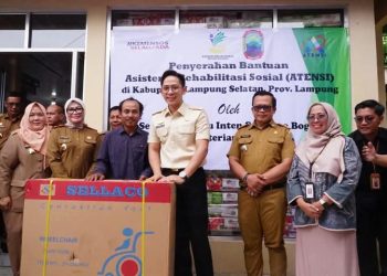 Pemkab Lampung Selatan Terima Bantuan ATENSI Senilai Rp617 Juta dari Kemensos