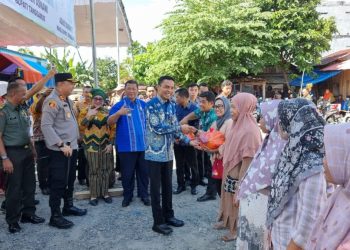 Pasar Murah Bersubsidi di Kota Agung Resmi Dibuka, Warga Antusias Sambut Program Bantuan
