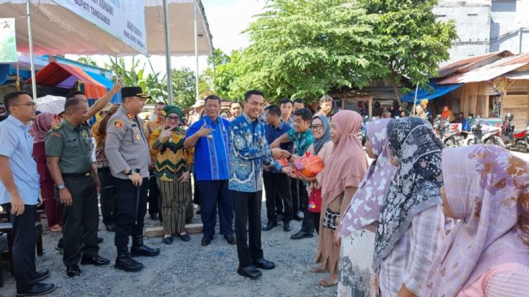 Pasar Murah Bersubsidi di Kota Agung Resmi Dibuka, Warga Antusias Sambut Program Bantuan