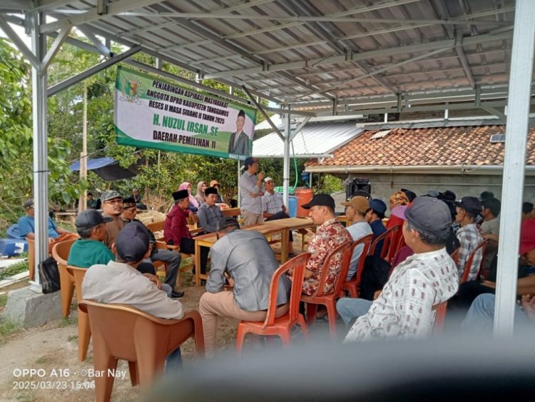 Nuzul Irsan Gelar Reses II dan Safari Ramadan, Warga Tanggamus Sampaikan Aspirasi