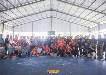 Main Futsal Bareng Wartawan, Bupati Pesawaran Bangun Harmoni Pascalebaran