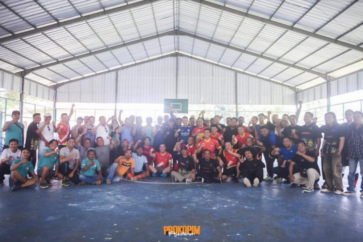 Main Futsal Bareng Wartawan, Bupati Pesawaran Bangun Harmoni Pascalebaran