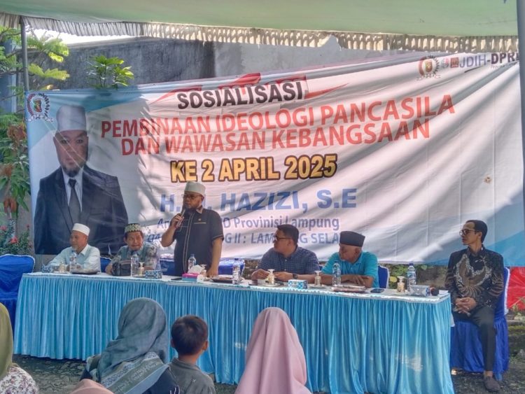 DPRD Provinsi Lampung Sosialisasikan Ideologi Pancasila dan Wawasan Kebangsaan di Desa Pisang dan Pasuruan