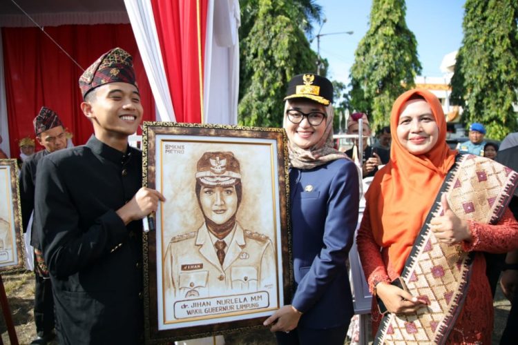 Hardiknas 2025 di Lampung, Wagub Jihan Nurlela Ajak Semua Pihak Wujudkan Generasi Unggul Menuju Indonesia Emas