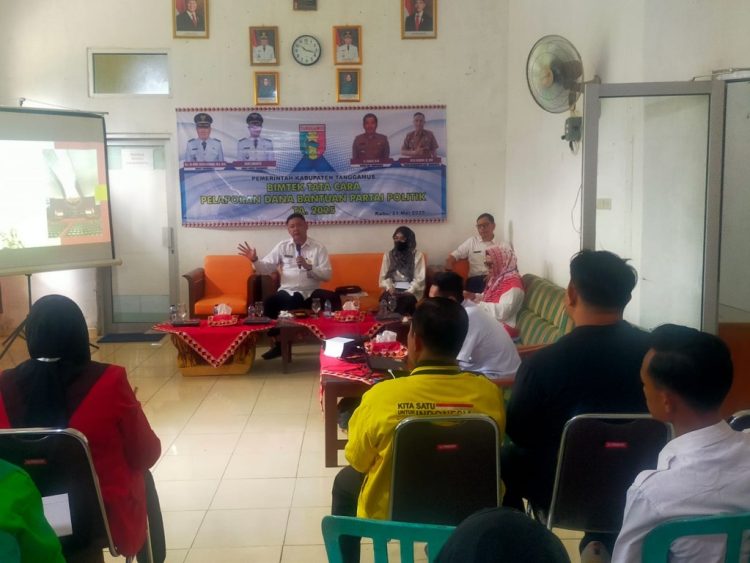 Dorong Transparansi dan Pendidikan Politik, Pemkab Tanggamus Gelar Bimtek Pelaporan Dana Parpol