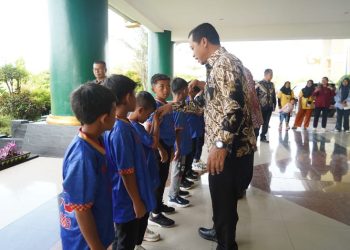 Bupati Pringsewu Lepas SSB BMP ke Kejurnas: Langkah Muda Menuju Prestasi Nasional