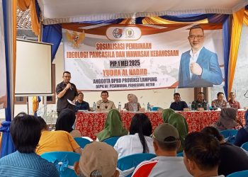 Yudha Al Hadjid Ajak Warga Pesawaran Perkuat Ideologi Pancasila di Tengah Tantangan Zaman