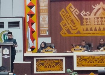 DPRD Pringsewu Gelar Paripurna Pembahasan Perda Pembentukan Pekon Sukamanah dan Kresnomulyo Barat