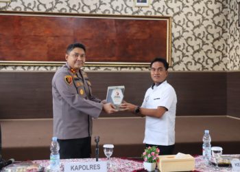 Judul Jurnalis: Sinergi Sukses Pemilu: KPU, Bawaslu, dan Kapolres Lampung Selatan Bahas Penguatan Kolaborasi di Aula GWL