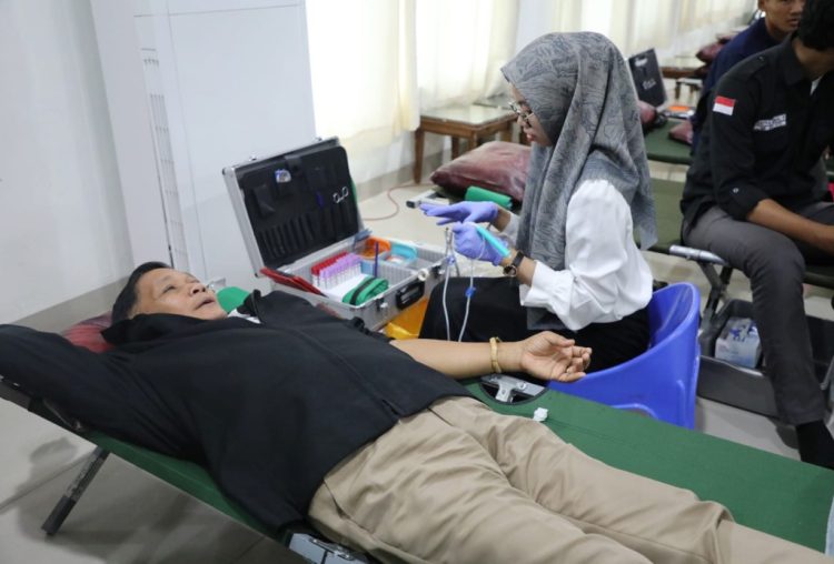 PMI Lampung Gandeng Mahasiswa Unila, Luncurkan Program Donor Darah Sukarela hingga Akhir Tahun