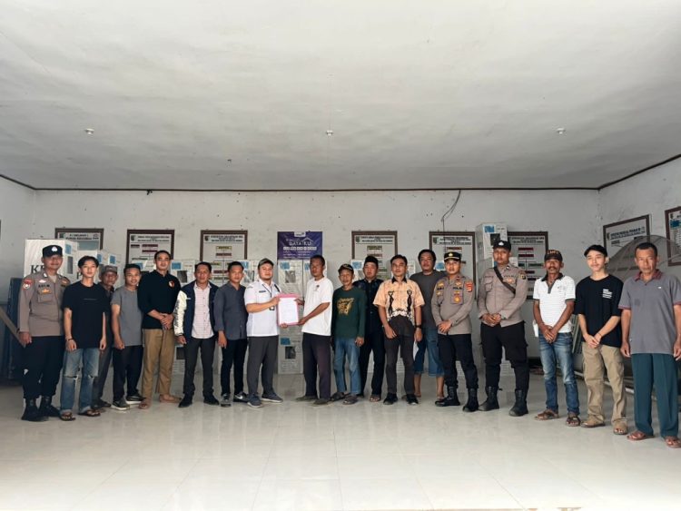 Dikawal Ketat Perwira Pengendali, Logistik PSU Pilkada Pesawaran Tiba Lancar di PPK Way Khilau