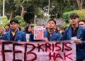 Aliansi FEB Menggugat: Mahasiswa Desak Dekan Unila Tuntaskan Kasus Kekerasan Ormawa