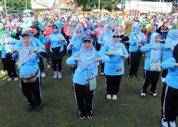 Meriahkan HUT ke-79 Lampung Utara, Bupati-Wakil Bupati Ajak Warga Jaga Sehat dan Lestarikan Budaya