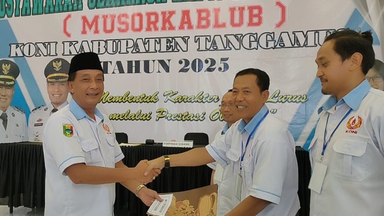 Terpilih Aklamasi, Nuzul Irsan Siap Pimpin KONI Tanggamus dan Majukan Atlet Lokal