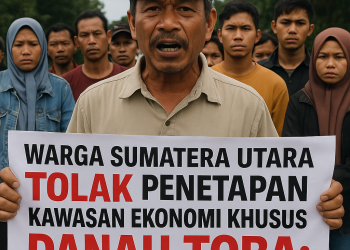 Warga Sumut Tolak KEK Danau Toba: “Kami Bukan Penonton di Tanah Sendiri!”