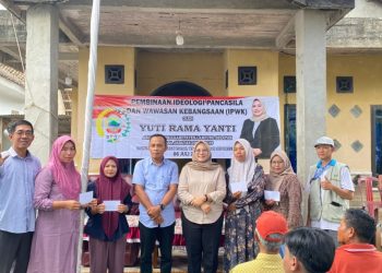 Yuti Rama Yanti Gelar Sosialisasi Pancasila dan Wawasan Kebangsaan, Serap Aspirasi Warga Palas