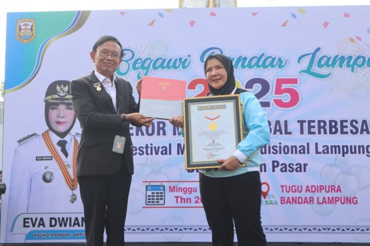 Sekubal Raksasa Pecahkan Rekor MURI, Bandar Lampung Ukir Sejarah di HUT ke-343