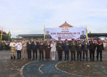 Hari Bhayangkara ke-79, Polres Lampung Selatan Anugerahkan Penghargaan untuk 45 Tokoh dan Personel Inspiratif