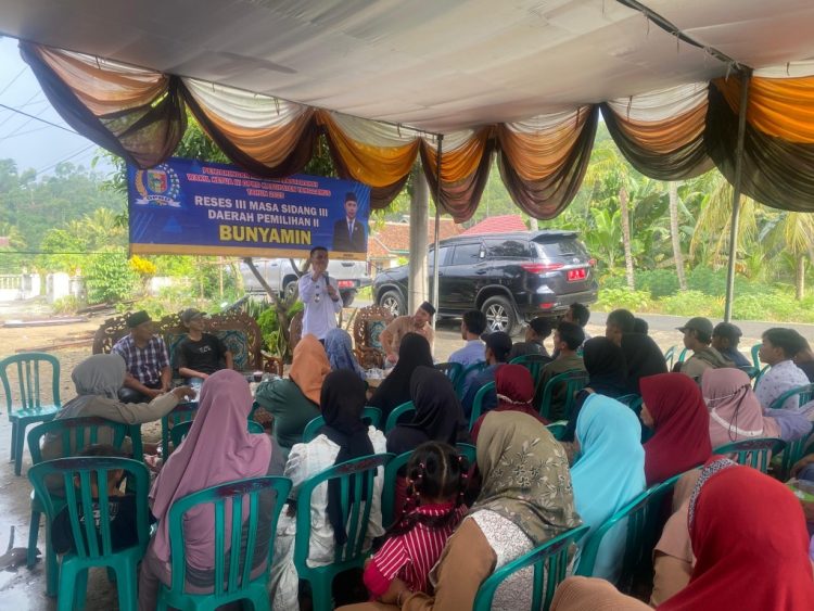 Reses III ala Bunyamin di Tanggamus: Dengar Aspirasi, Bahas Jalan, BPJS, dan Lapangan Kerja!