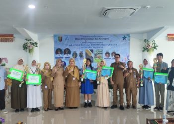 Yuvanka dan Salsabila Raih Juara 1 Lomba Resensi Buku Perpusda Lampung