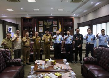 Silaturahmi Strategis: Danlanud BNY dan Gubernur Lampung Sepakat Perkuat Kolaborasi Ketahanan Pangan