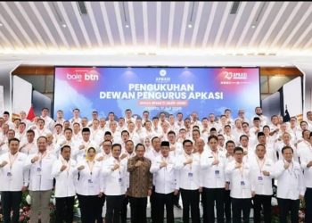 Bupati Lampung Selatan Egi Pratama Dikukuhkan sebagai Bendahara Umum Apkasi 2025–2030