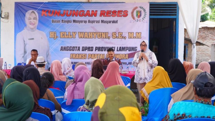 Elly Wahyuni Serap Aspirasi Warga Way Ratai, Fokus pada Perbaikan Jalan dan Jembatan