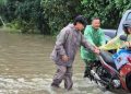 Banjir Rendam Enam Pekon di Semaka, Polsek Tanggamus Imbau Warga Tetap Waspada