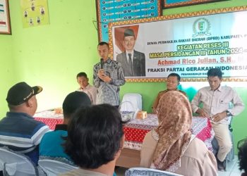 Ketua DPRD Pesawaran Serap Aspirasi Warga Soal Jalan, Irigasi, hingga Ekonomi Desa