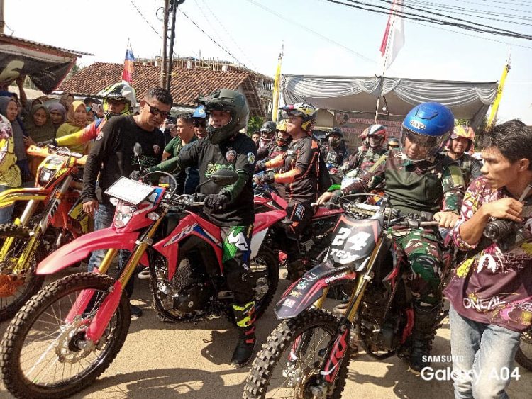 Ratusan Rider Trail Ramaikan Gas Amal TATRAC, Bupati Pringsewu Turun Langsung Lepas Peserta