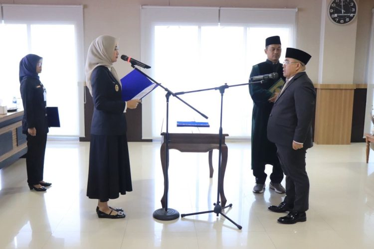 Wagub Lampung Lantik dr. Imam Ghozali sebagai Direktur RSUD Dr. H. Abdul Moeloek