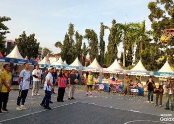 Bupati Pringsewu Resmi Buka Road to QRIS 3X3 Siger Slam 2025