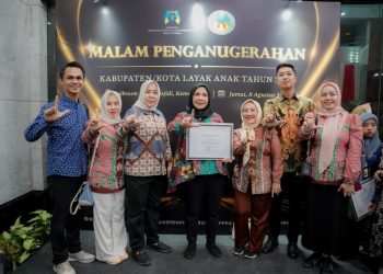 Pemkot Bandar Lampung Kembali Raih Penghargaan Kota Layak Anak Kategori Nindya