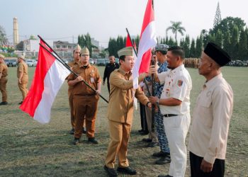Gubernur Lampung Instruksi Gerakan Pengibaran Bendera Merah Putih