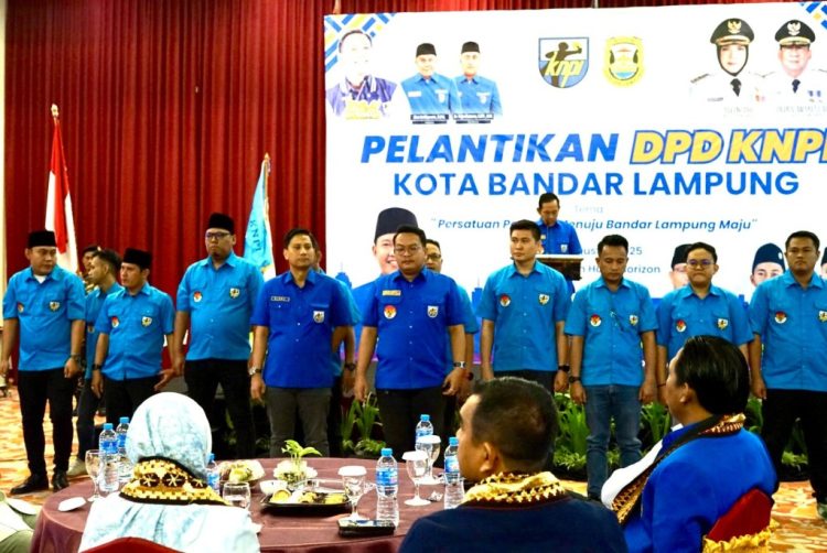 KNPI Bandar Lampung 2025-2028 Resmi Dilantik, Pemuda Siap Jadi Motor Perubahan